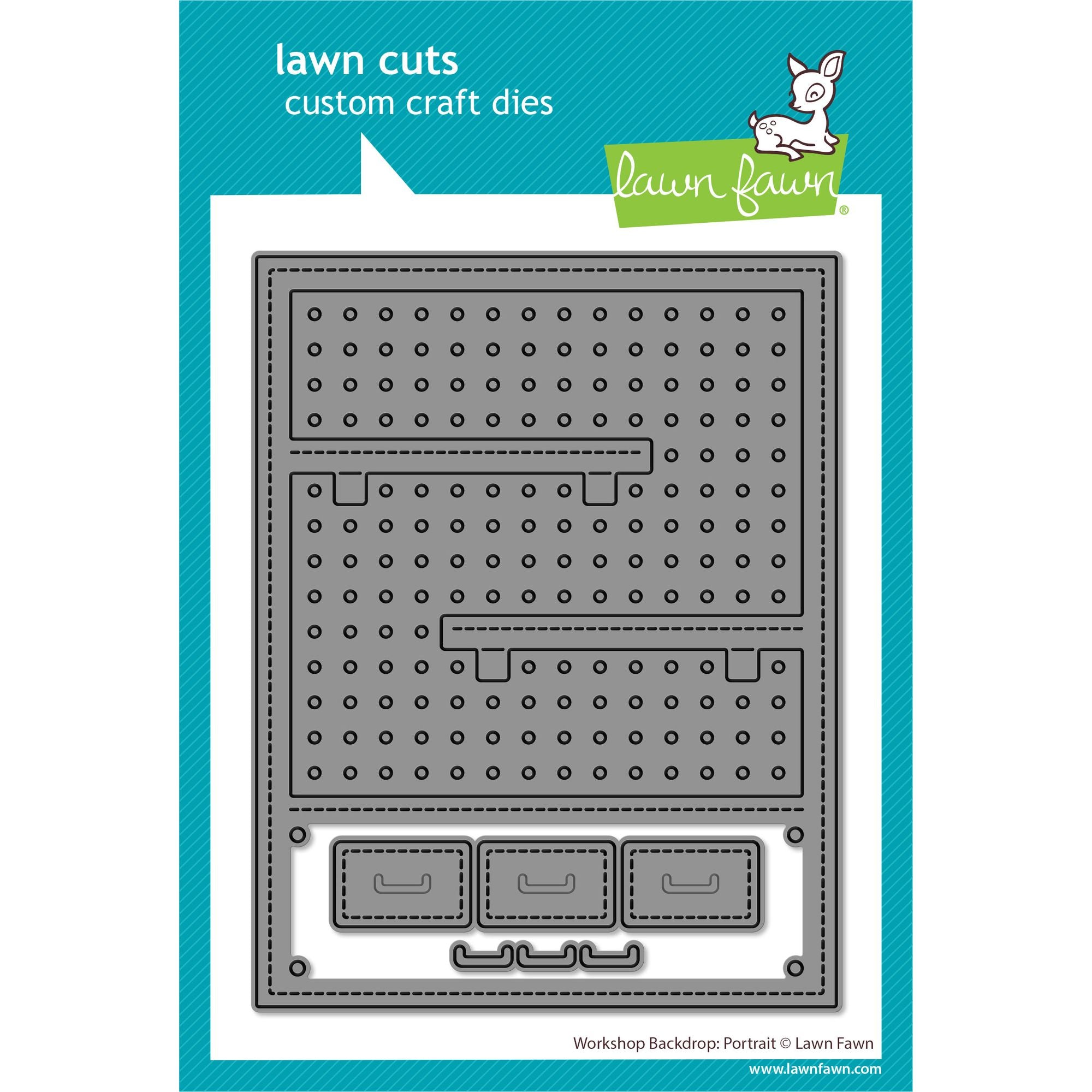 Lawn Fawn Workshop Backdrop: Portrait Dies lf4095