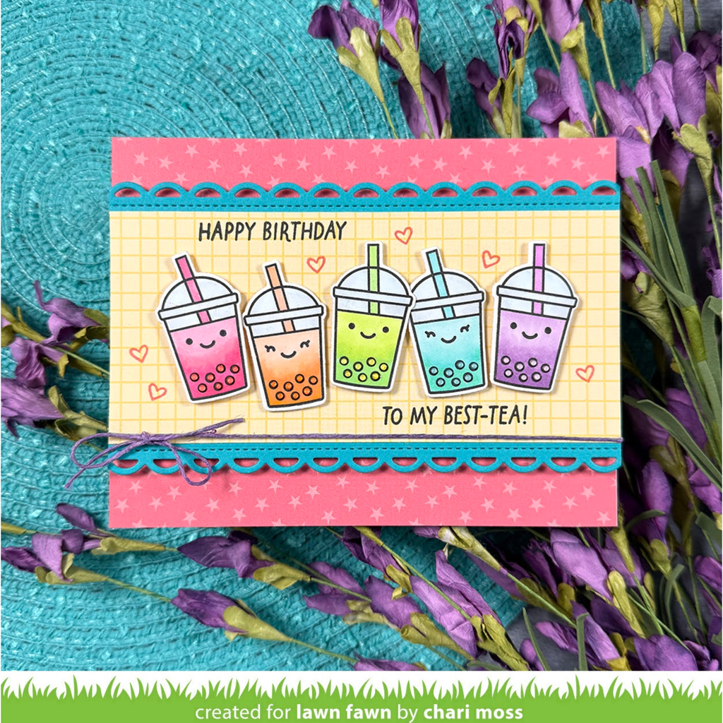 Lawn Fawn Year Fifteen Stamps and Dies Best-Tea