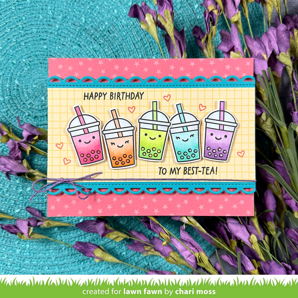 Lawn Fawn Year Fifteen Stamps lf3722 Best-Tea
