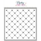 Pretty Pink Posh Layered Butterfly Lattice Stencils