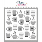 Pretty Pink Posh LAYERED COFFEE Stencils