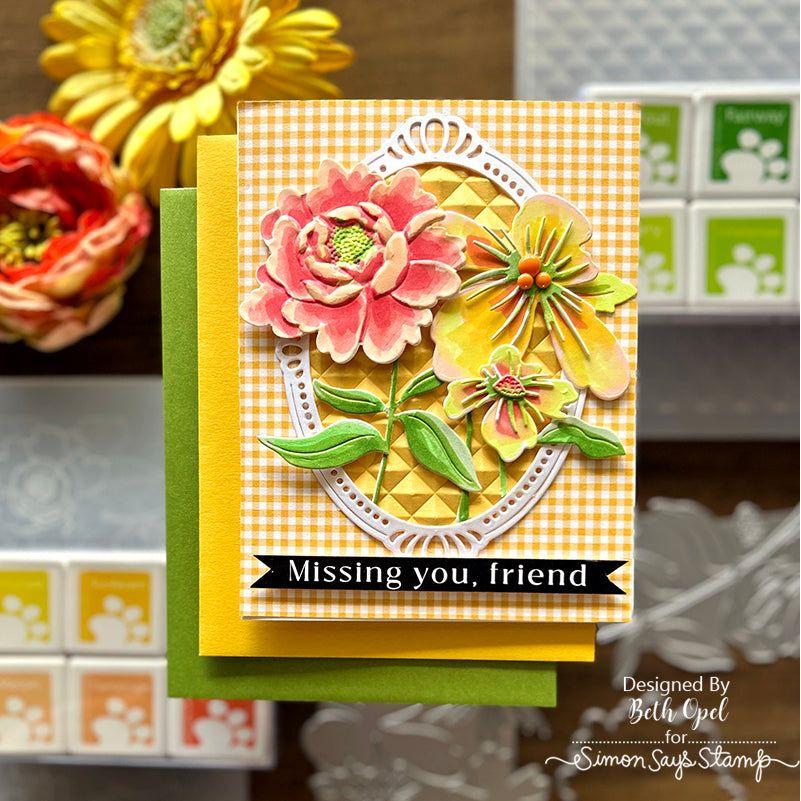 Simon Says Stamp Layered Dandy Flower Wafer Die s855 Out Of This World