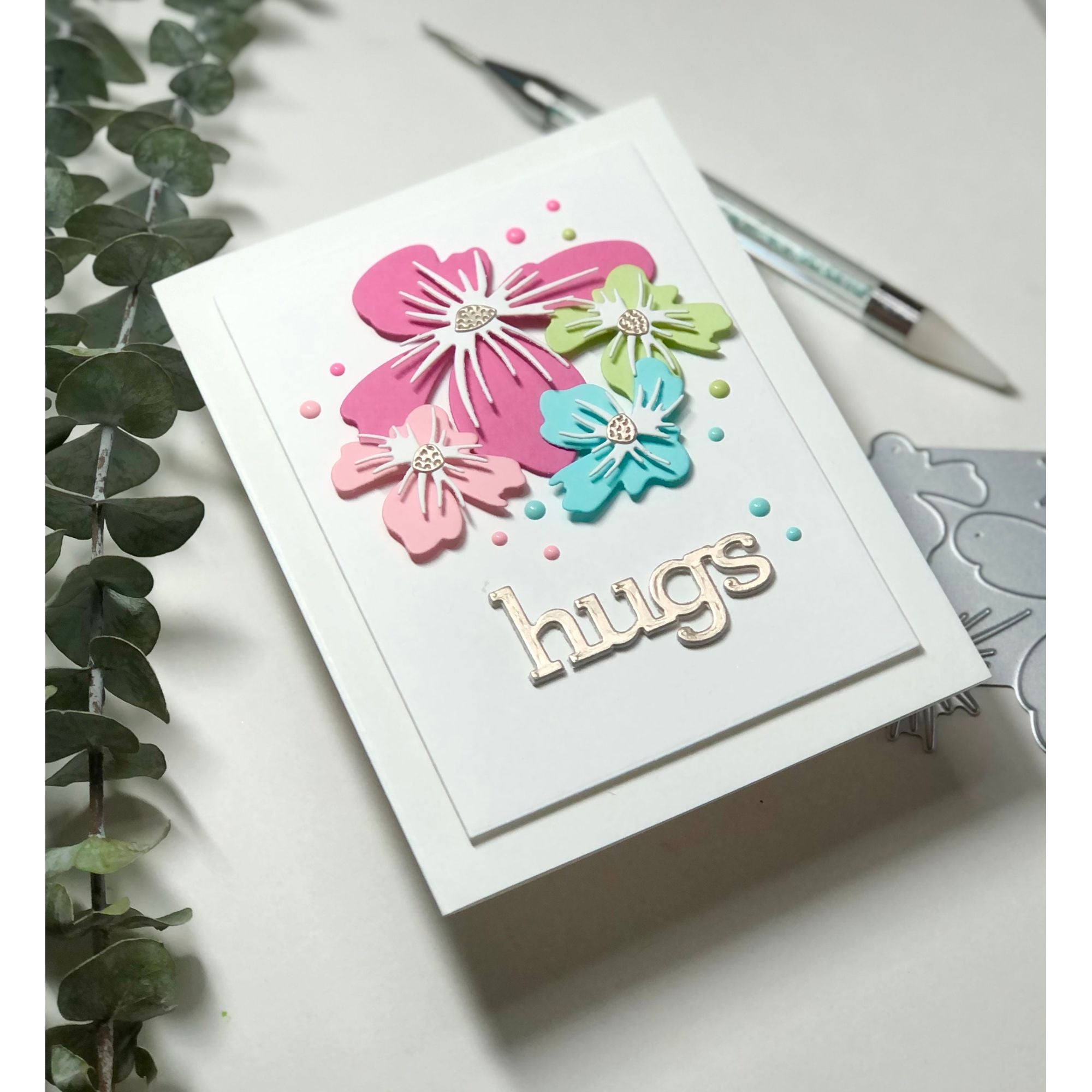 Simon Says Stamp Layered Dandy Flower Wafer Die s855 Out Of This World