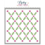 Pretty Pink Posh Layered Floral Vines Stencils product image