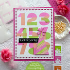 Simon Says Stamp Stencils Layered Numbers mt221701 Stamptember Birthday Card