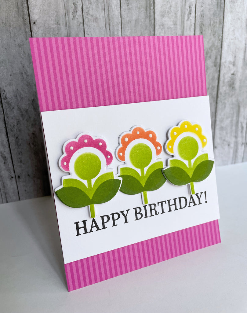 Simon Says Stamp Stencil Layered Pixie Flowers ssst221691c Out Of This World Birthday Card | color-code:ALT04