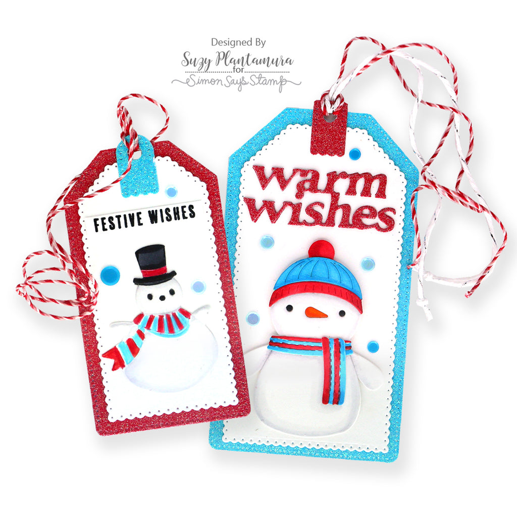 Simon Says Stamp Layered Scallop Tags Wafer Dies s1097 DieCember Christmas Gift Tags | color-code:ALT02