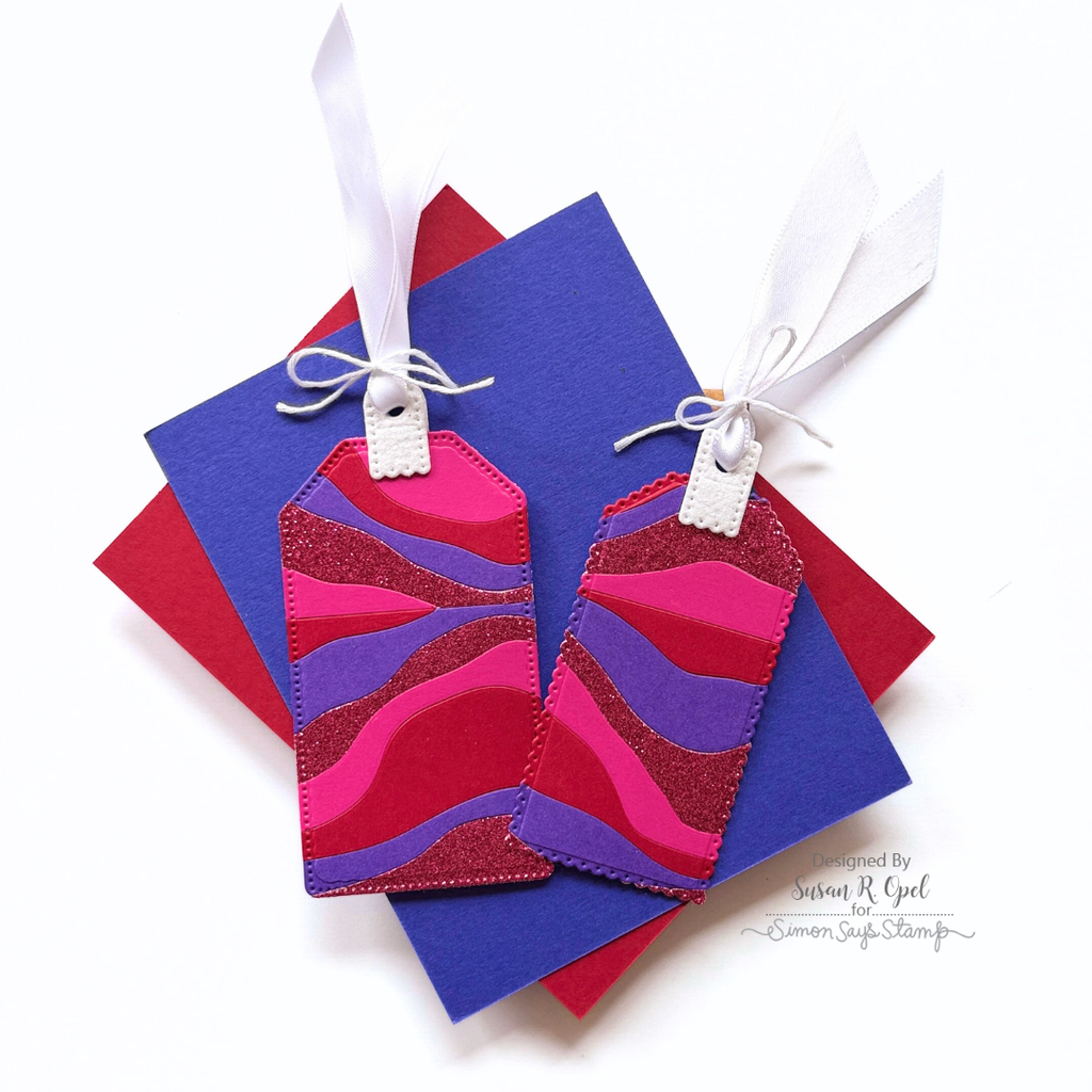 Simon Says Stamp Layered Scallop Tags Wafer Dies s1097 DieCember Gift Tags