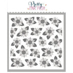Pretty Pink Posh LAYERED SUNFLOWER Stencils