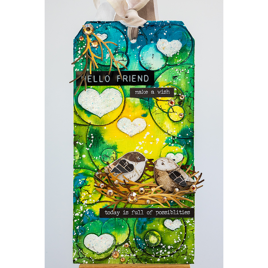 Simon Says Stamp Layered Bird Bunch Wafer Dies s908 Season Of Wonder Friend Tag | color-code:ALT05