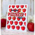 Simon Says Stamp Stencils Layering Apples ssst221694 Just A Note Teacher Card | color-code:ALT08