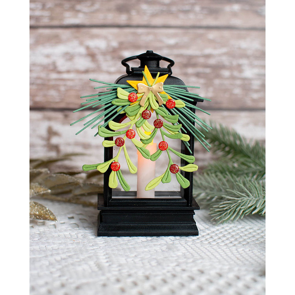Simon Says Stamp Layering Pine Sprigs Wafer Die s1040 And Everything Nice Christmas Decor | color-code:ALT01