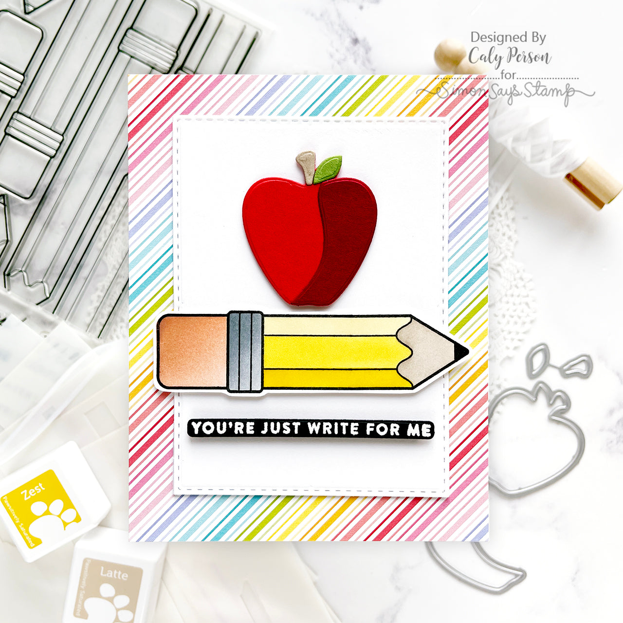 Simon Says Stamp Cheering for You Collection I Want It All Stand-Alone Wafer Dies set830sa