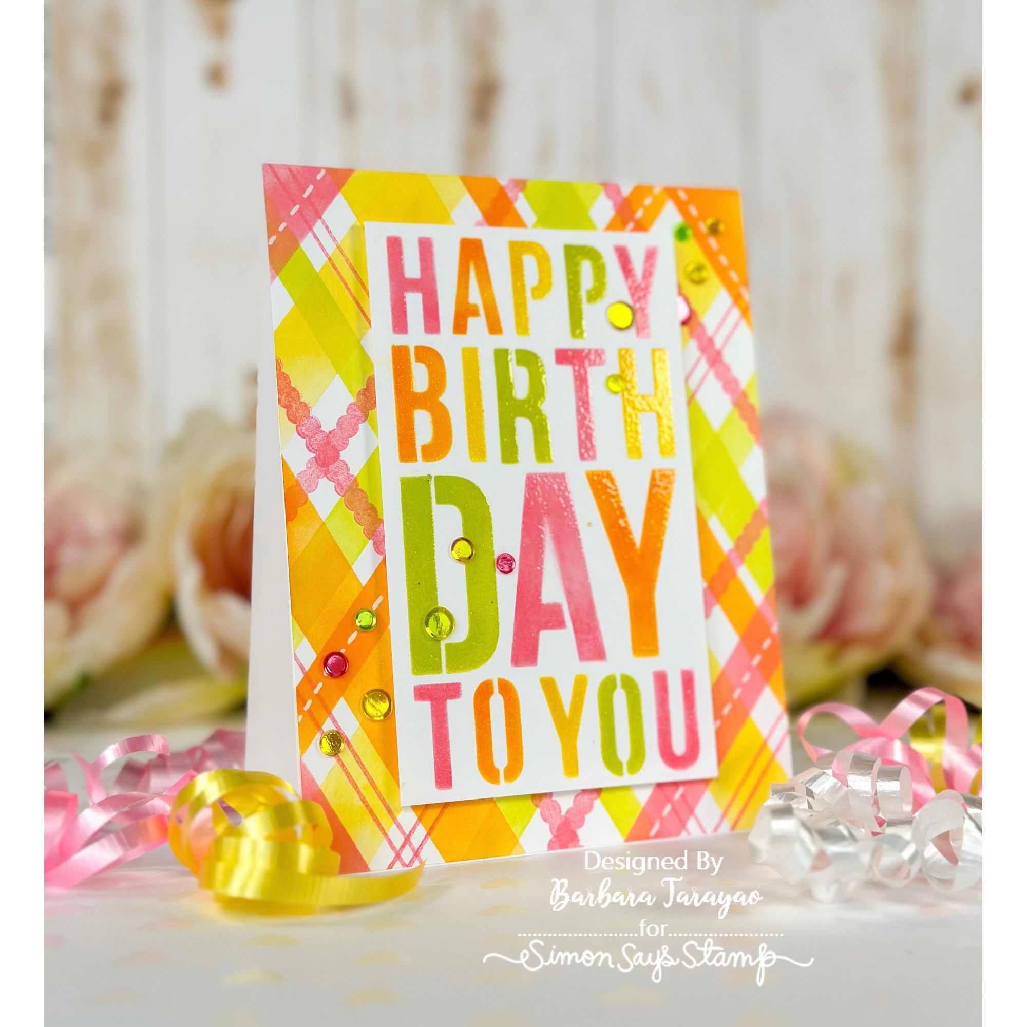 CZ Design Stencils Layering Birthday czt010 Out Of This World