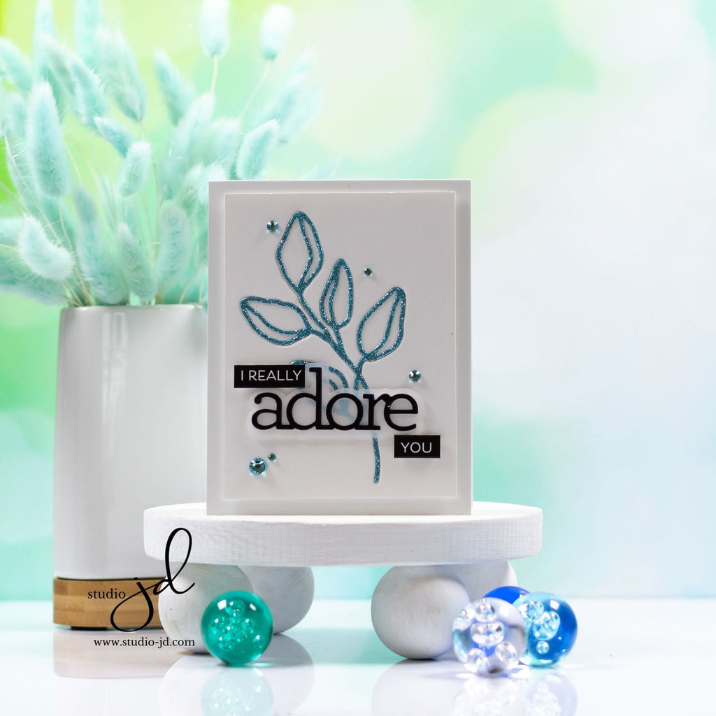 Simon Says Stamp Leafy Branch Wafer Die 1207sd DieCember Adore Card | color-code:ALT03