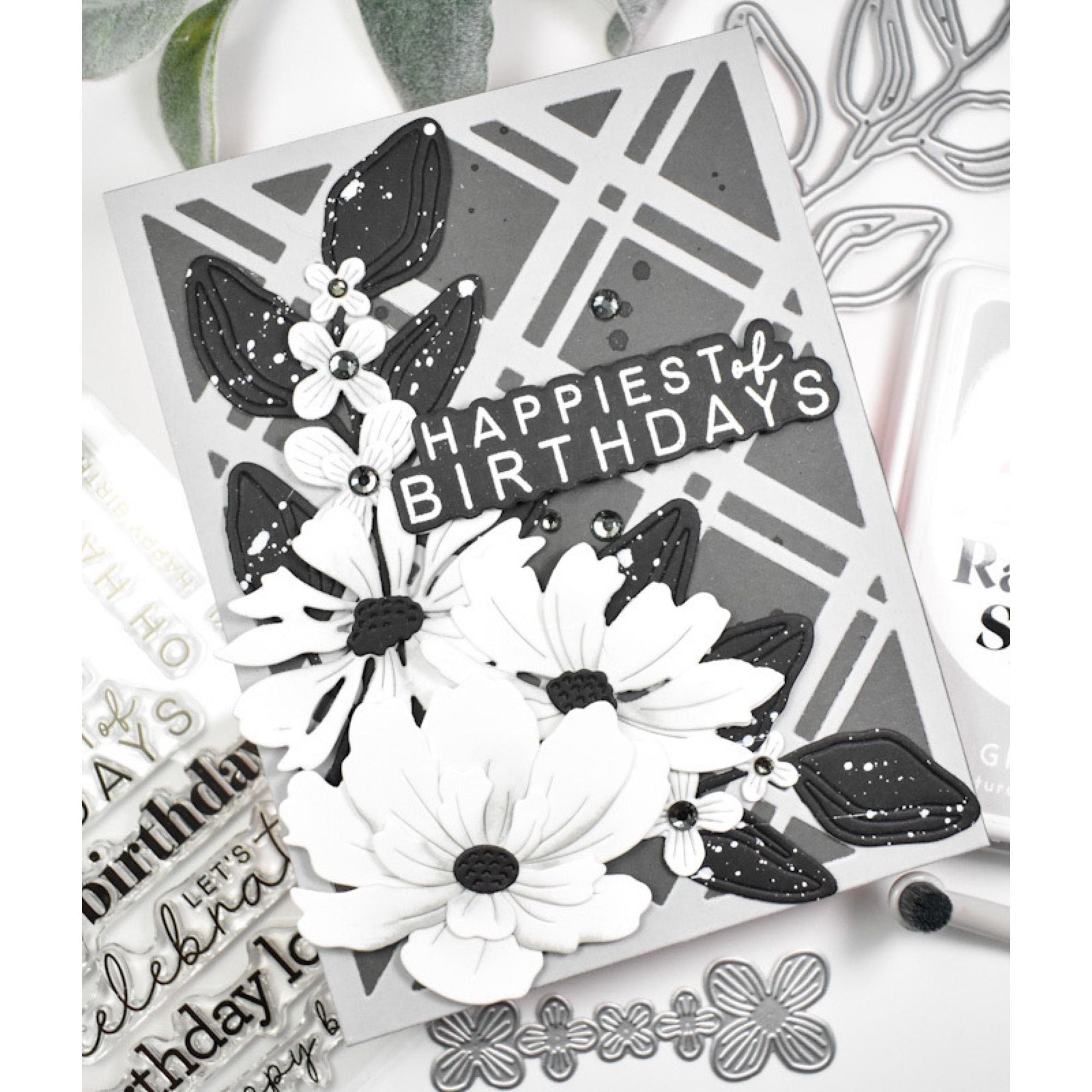 Simon Says Stamp Leafy Branch Wafer Die 1207sd DieCember Birthday Card | color-code:ALT02