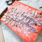 Simon Says Stamp Embossing Folder Leafy Double Garland sf534 And Everything Nice Holiday Card | color-code:ALT03