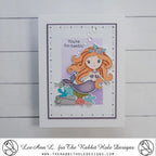 The Rabbit Hole Designs Fin Tastic Dies trh-241d mermaid hair