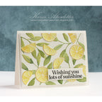 Simon Says Stamp Embossing Folder And Cutting Dies Lemon Tree sfd397 Sunny Vibes Lots of Sunshine Card | color-code:ALT03