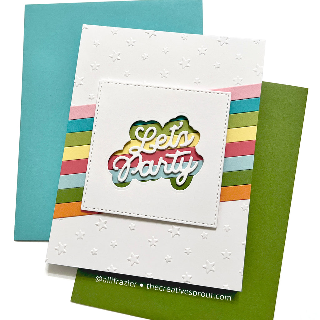 Simon Says Stamp Let's Party Wafer Dies sssd112865 Diecember Birthday Card | color-code:ALT02