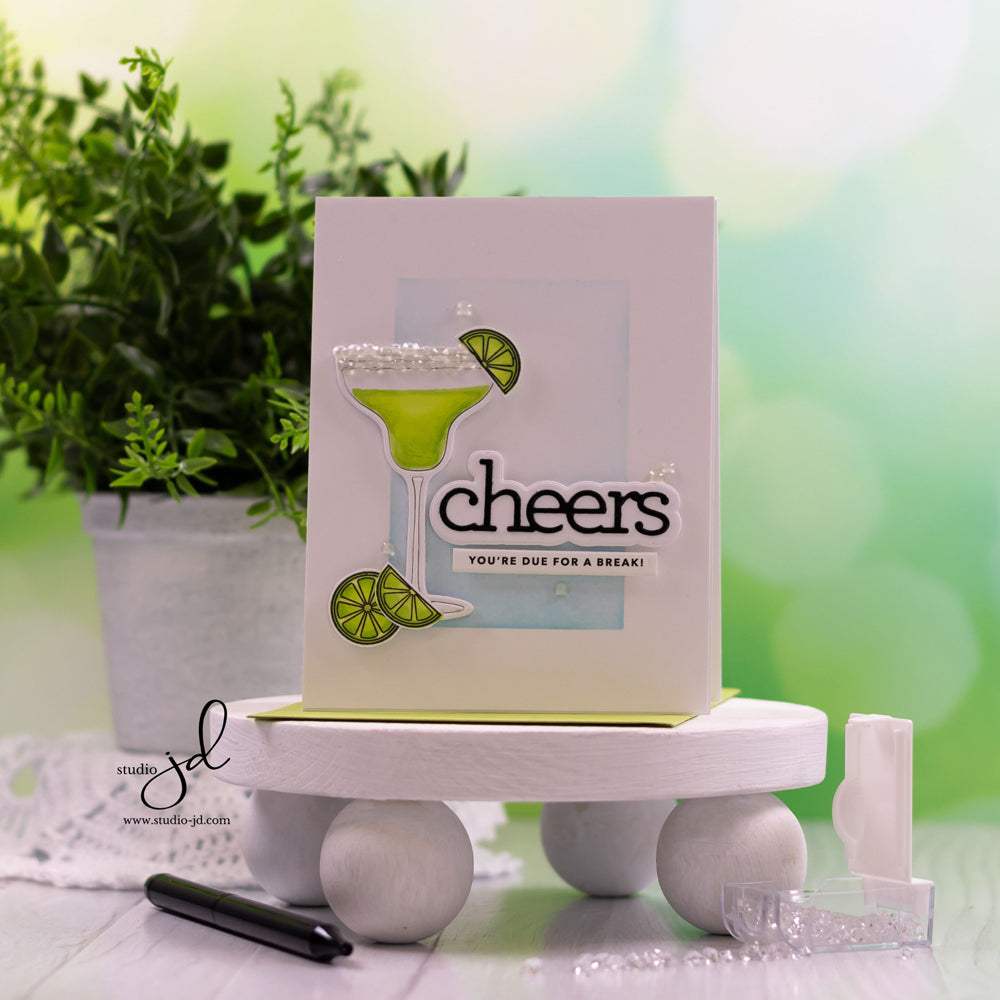 Simon Says Stamp Sentiment Strips Let's Party 1005sg Celebrate Cheers Card | color-code:ALT01
