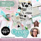 Limited Edition Simon Says Stamp CZ Design Christmas Joy in July Kit + LIVE CLASS ckcz26 glamour