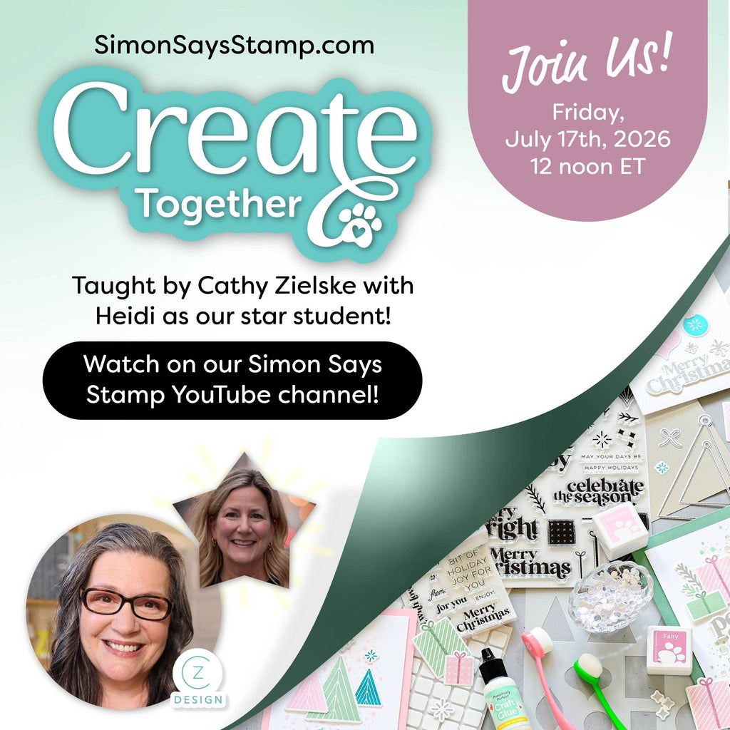 Limited Edition Simon Says Stamp CZ Design Christmas Joy in July Kit + LIVE CLASS ckcz26 livestream notice