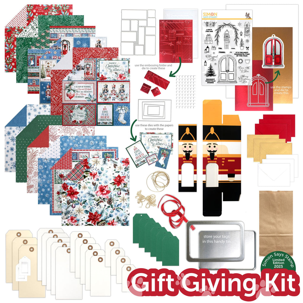Limited Edition Simon Says Stamp Christmas Wrapped with Love Holiday Gift Giving Kit wwlgk25