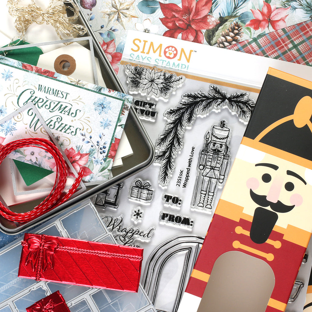 Limited Edition Simon Says Stamp Christmas Wrapped with Love Holiday Gift Giving Kit wwlgk25 sneak 1
