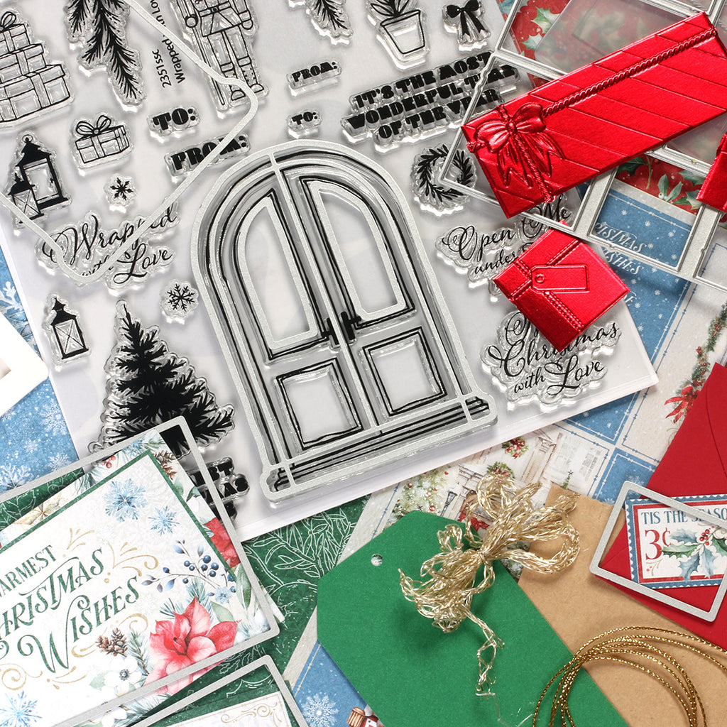 Limited Edition Simon Says Stamp Christmas Wrapped with Love Holiday Gift Giving Kit wwlgk25 sneak 2