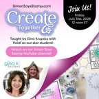 Limited Edition Simon Says Stamp Gina K Designs Christmas Star Flakes in July Kit + LIVE CLASS ckgkd26 live annoucement