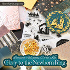 Limited Edition Simon Says Stamp Glory to the Newborn King Religious Christmas Card Kit 2026