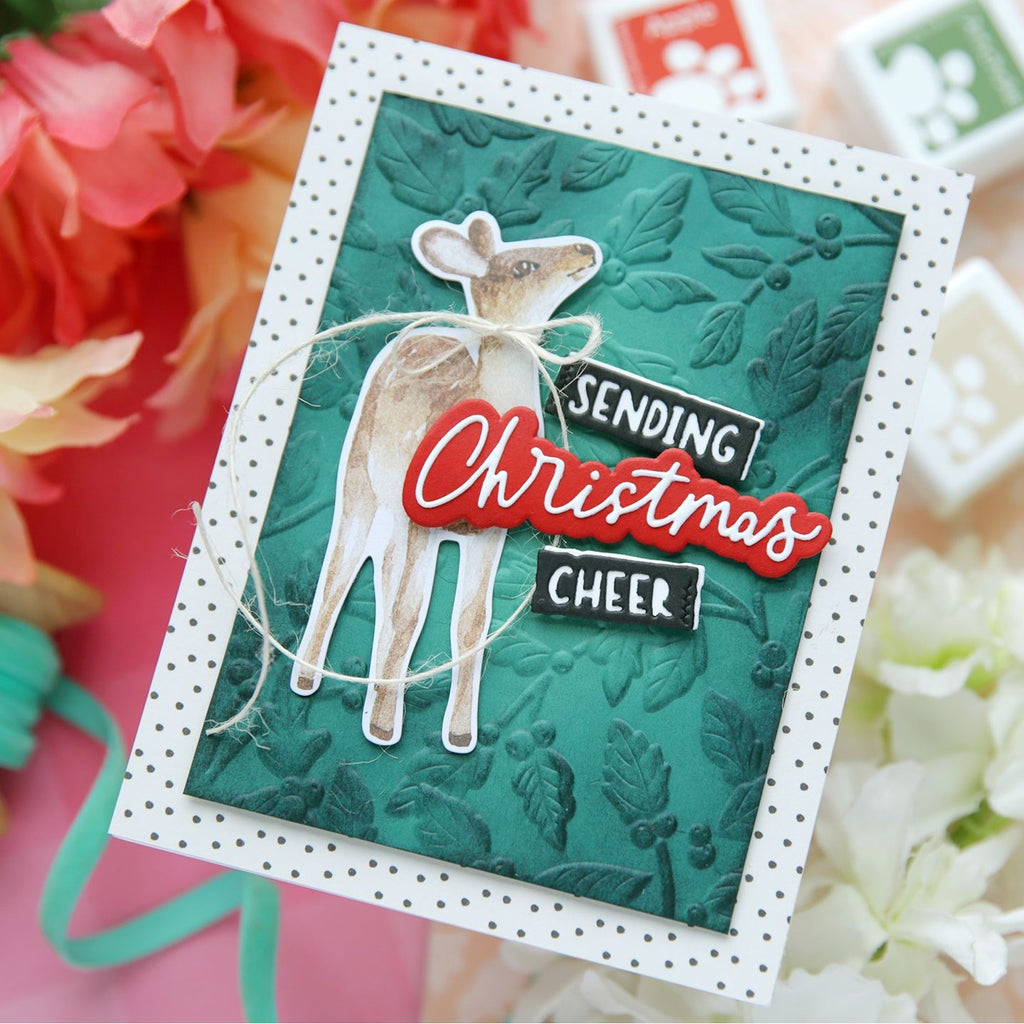  Limited Edition Simon Says Stamp STAMPtember® Card Kit Cozy and Bright Holiday Card Laura Bassen