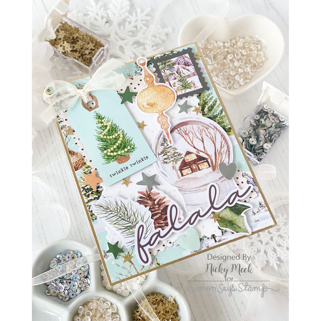 Limited Edition Simon Says Stamp STAMPtember® Card Kit Cozy and Bright  Holiday Card Nicky Meek