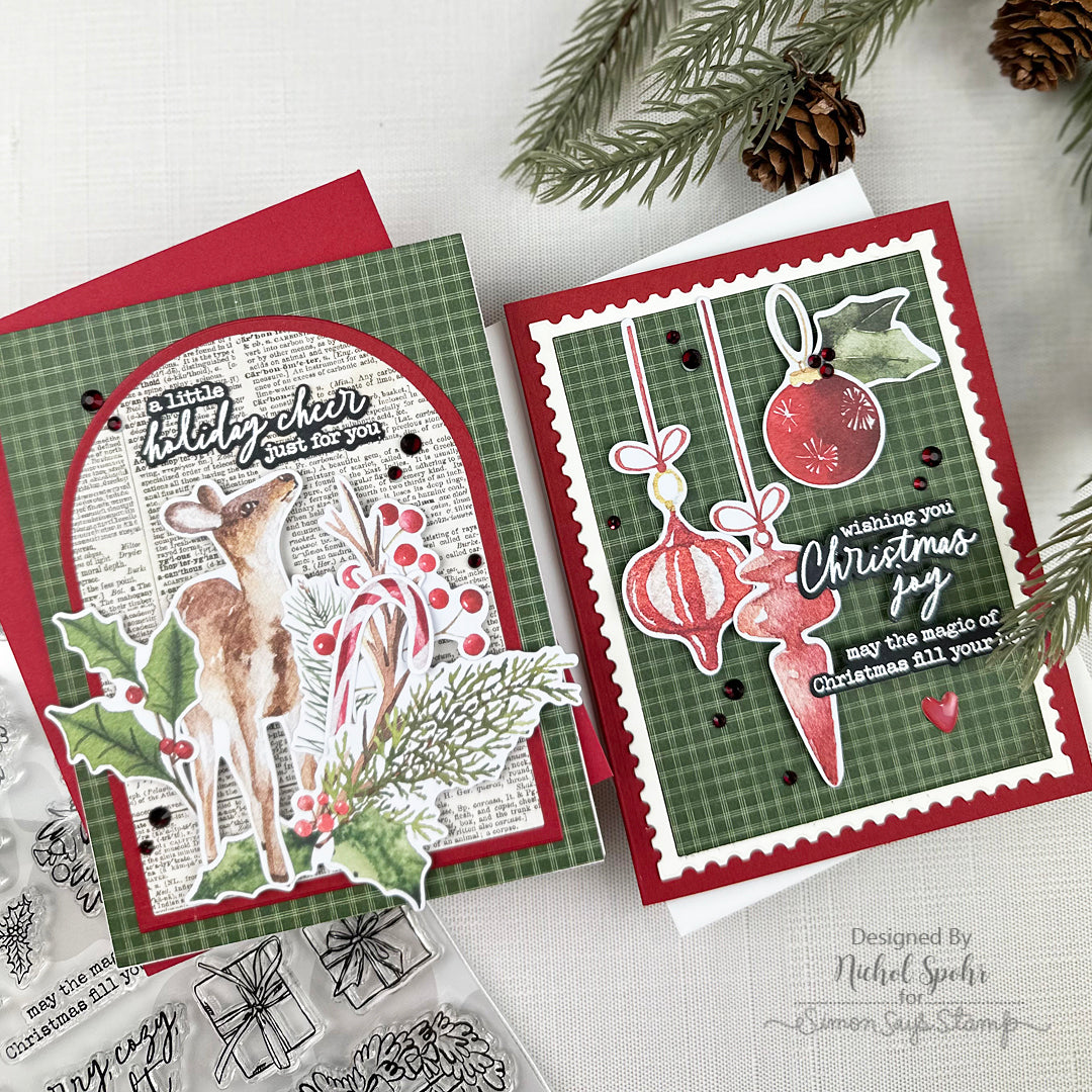  Limited Edition Simon Says Stamp STAMPtember® Card Kit Cozy and Bright Holiday Cards Nichol Spohr