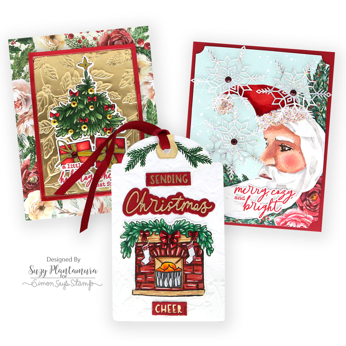 Limited Edition Simon Says Stamp STAMPtember® Card Kit Cozy and Bright  Holiday Cards Suzy Plantamura