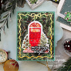 Limited Edition Simon Says Stamp STAMPtember® Card Kit Cozy and Bright Nina-Marie Trapani Holiday Card Door