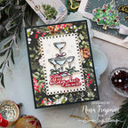 Limited Edition Simon Says Stamp STAMPtember® Card Kit Cozy and Bright Nina-Marie Trapani Holiday Card Drinks