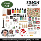 Limited Edition Simon Says Stamp Tim Holtz Handcrafted Holidays Kit + LIVE CLASS