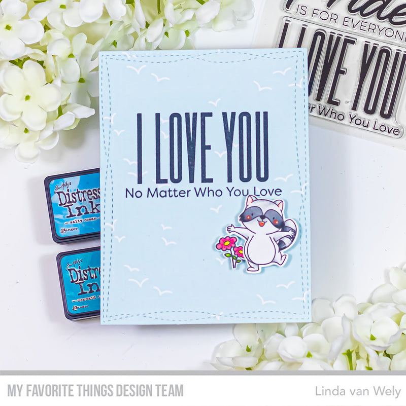 My Favorite Things Pride is for Everyone Clear Stamps cs799 love you | color-code:alt3