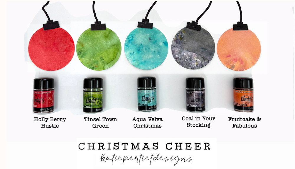 Lindy's Stamp Gang Christmas Cheer Flat Shaker 5 Pack