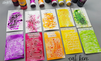 Lindy's Stamp Gang Everlasting Brights Flat Shaker 5 Pack cat kerr samples