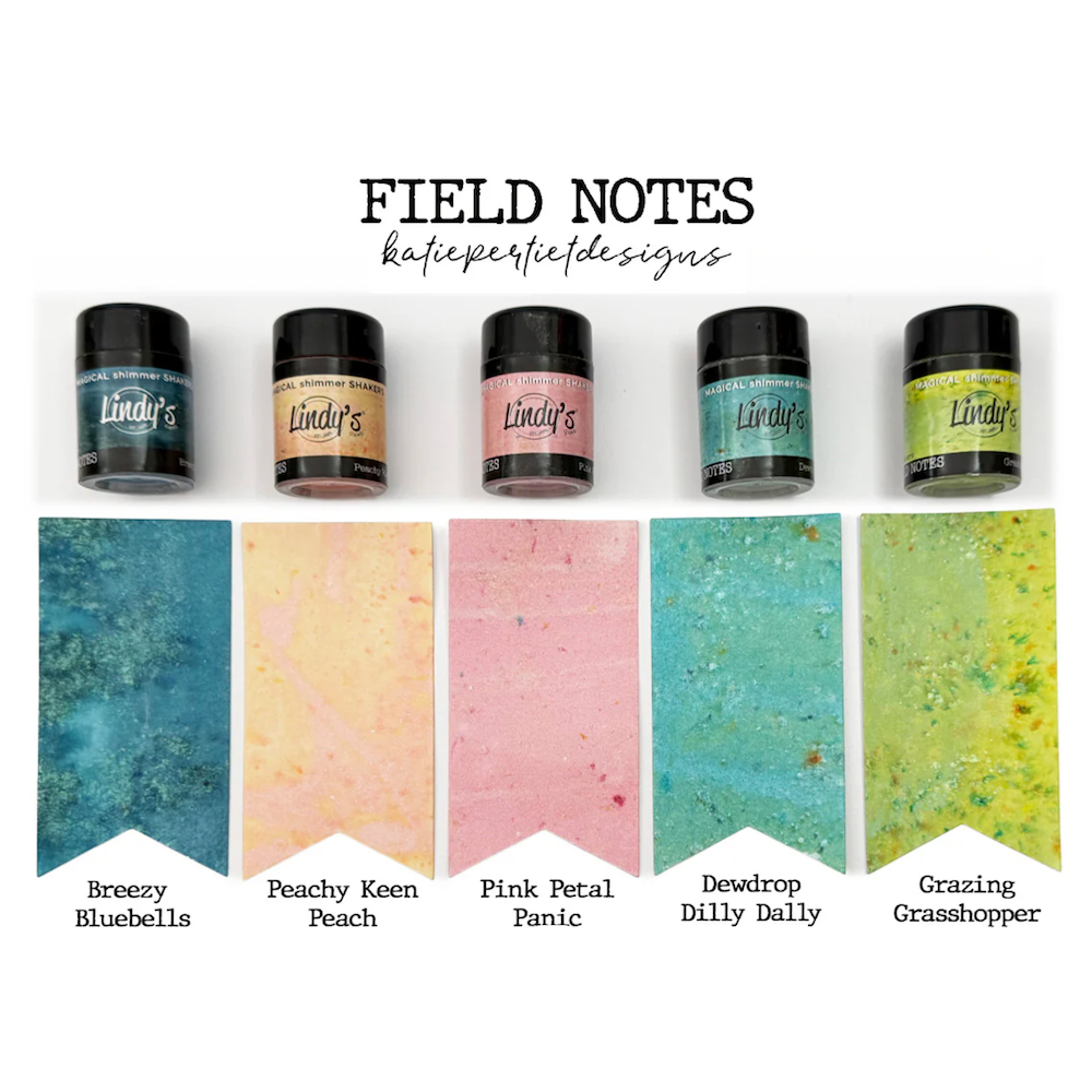 Lindy's Stamp Gang Field Notes Shimmer Shaker 5 Pack