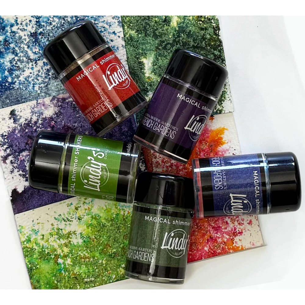 Lindy's Stamp Gang French Gardens Shimmer Shaker 5 Pack product