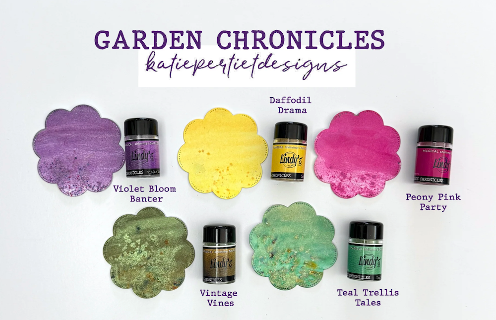 Lindy's Stamp Gang Garden Chronicles Shimmer Shaker 5 Pack