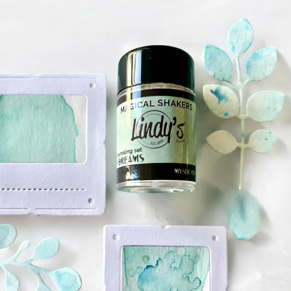 Lindy's Stamp Gang Mystic Crystal Teal Shimmer Shaker product