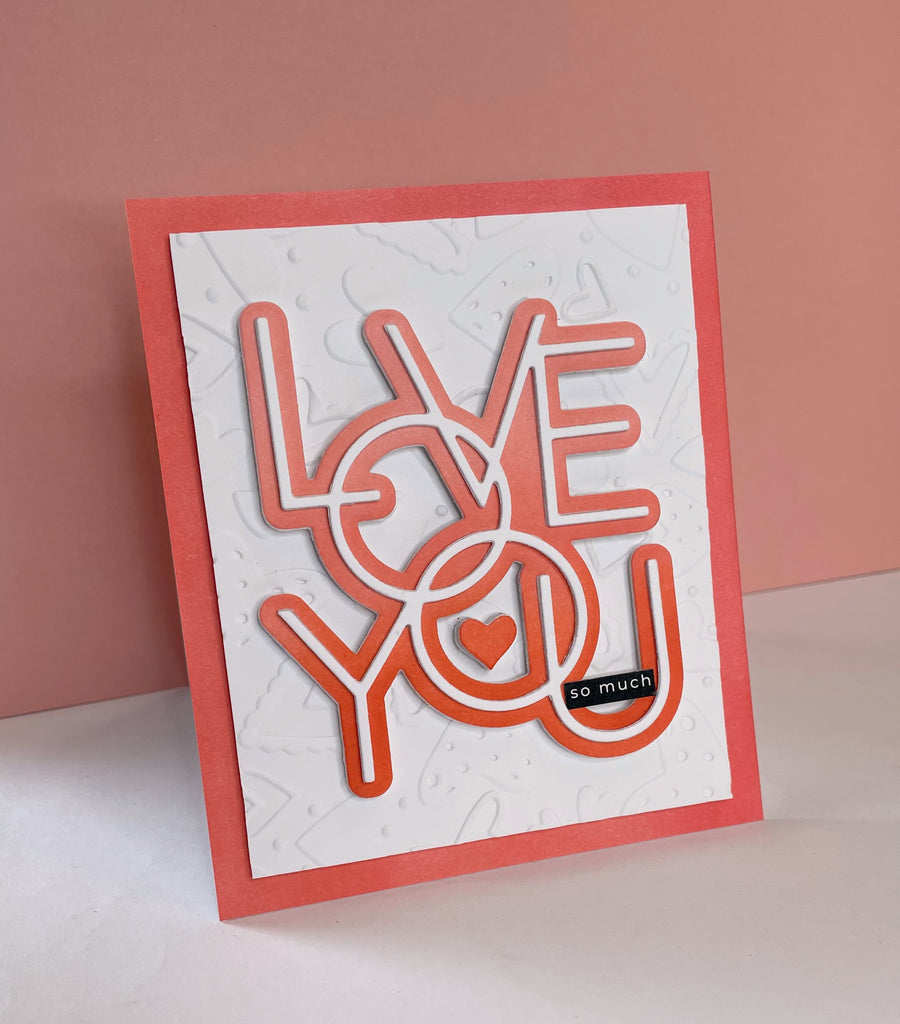 Simon Says Stamp Lined Love You Wafer Dies sssd112984 Smitten Love You Card | color-code:ALT03