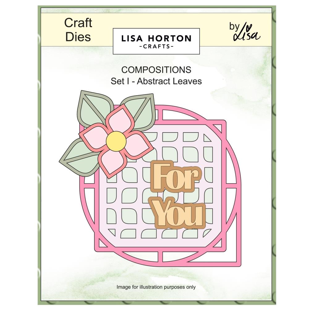 Lisa Horton Crafts Abstract Leaves Die Set lhccd348