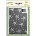 Lisa Horton Crafts Bold Stars Embossing Folder lhcef258