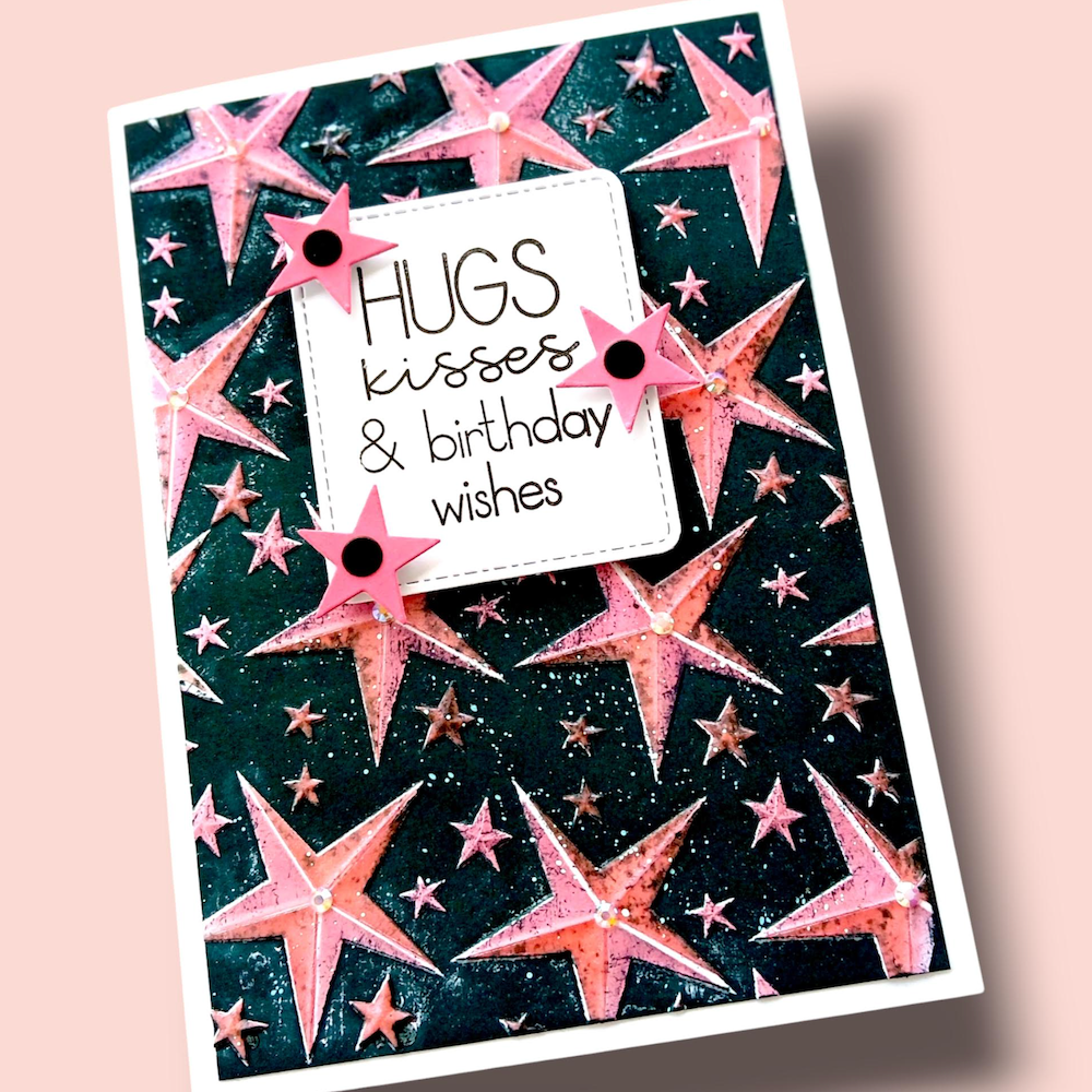 Lisa Horton Crafts Bold Stars Stencil Set lhcas228 hugs